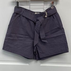 L.T.J Purple Paper Bag Shorts